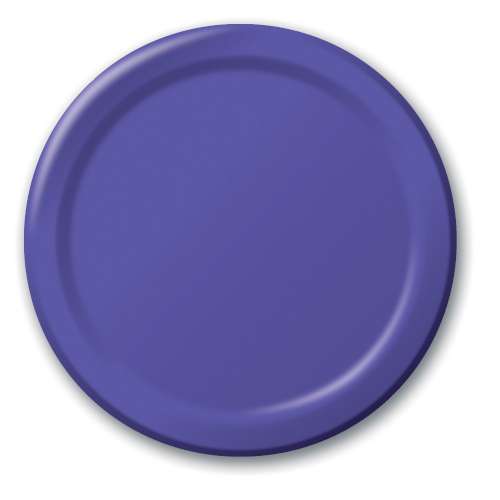 Purple Dinner Plates - Click Image to Close